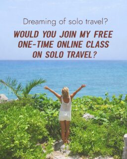 I’m thinking of hosting a free one-time online class on solo travel 
how to approach it with confidence, curiosity, and ease.
Would you join?
If yes, comment "DM me details"
.
.
.
.
#solotravel #solotraveler #solotrip #solotraveller #travel