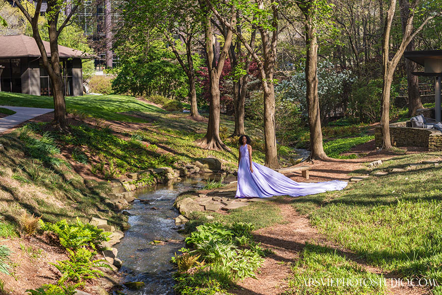 Atlanta flying dress photos Ravinia Gardens