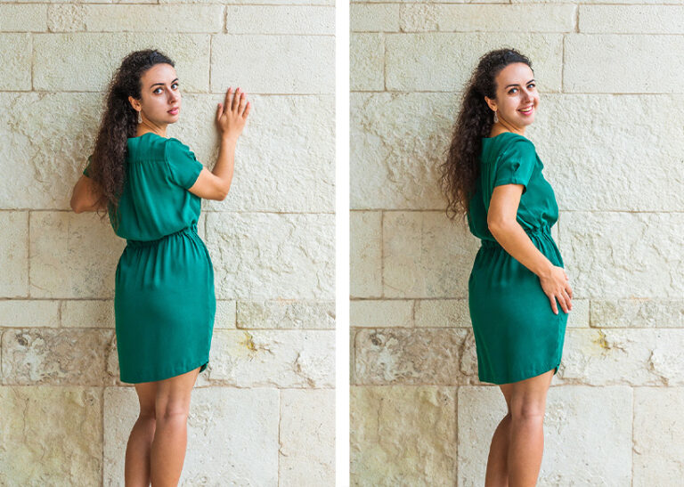 Simple and easy female POSING for photos with examples.