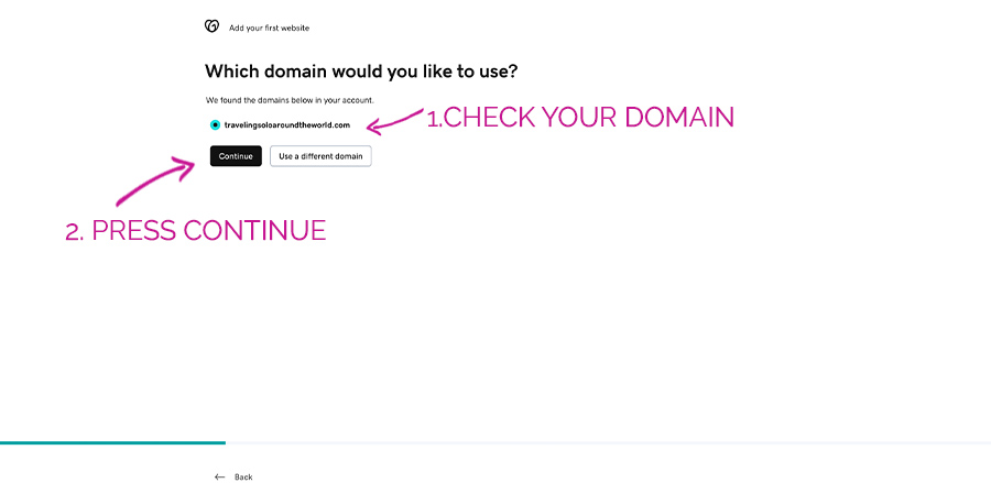 how to make choose domain name for your website