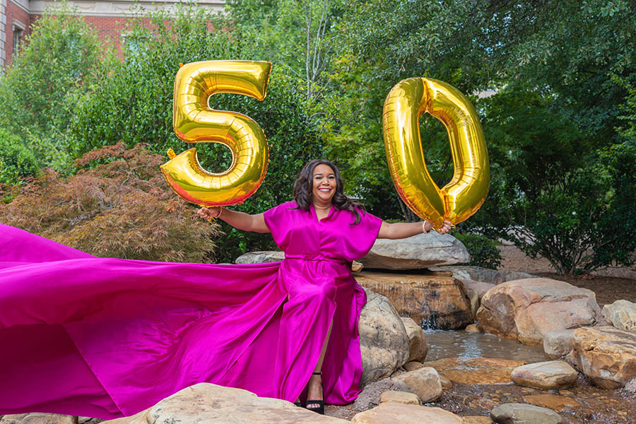 fuscia-flying-dress-anniversary-birthday-idea